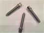 Titanium Wheel Stud, Bullnose 1/4- 28 x 1 1/2
 3 1/2 times Stronger, 44% Lighter Set of 3